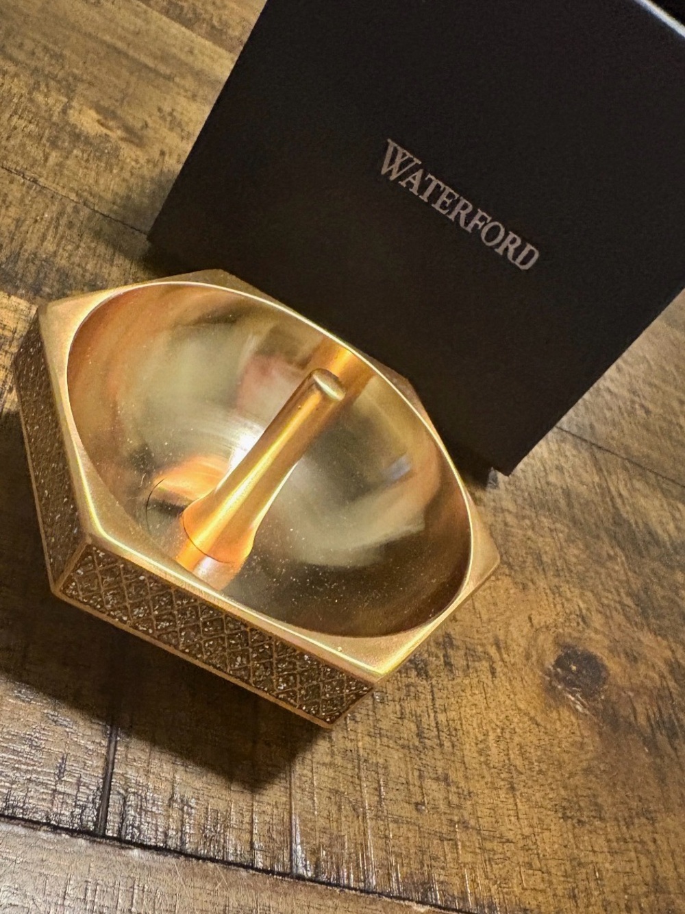 Waterford New Lis Diamond Gold Ring Holder